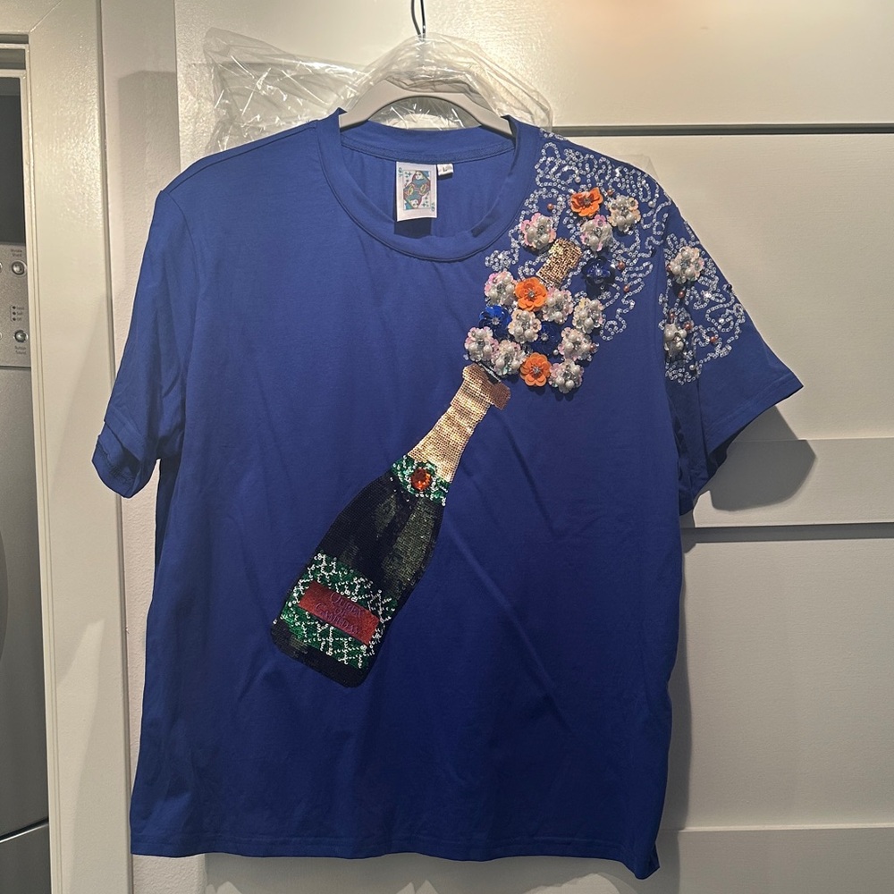 Queen of sparkles game day T-shirt